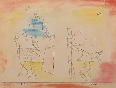 Acrobats Paul Klee